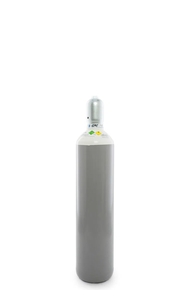 Sauerstoff 2.5 20 Liter Flasche/NEUE Gasflasche (Eigentumsflasche), gefüllt mit Sauerstoff, 10 Jahre TÜV ab Herstelldatum/EU Zulassung - made in EU