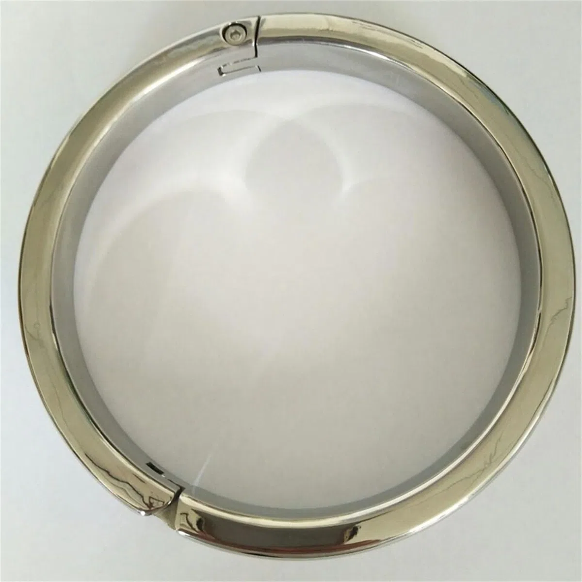 Schwer Halsfessel Edelstahl Sex Halsbänder Abschließbar, Bdsm Metall Collar Halsband Sklaven Kragen Folter SM Bondage Restraint Spiel Fetisch Sexspielzuege für Männer Frauen(A)