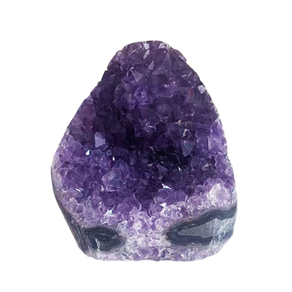 Natürlicher Amethyst-Kristall-Cluster Bergkristall-Quarz-Cluster-Amethyst-Edelstein-Exemplar Rohe Druzy-Geode-Quarz-Stein-Figur for Reiki-Heimdekoration, 1 kg Voller Textur (Size : 1.2kg)