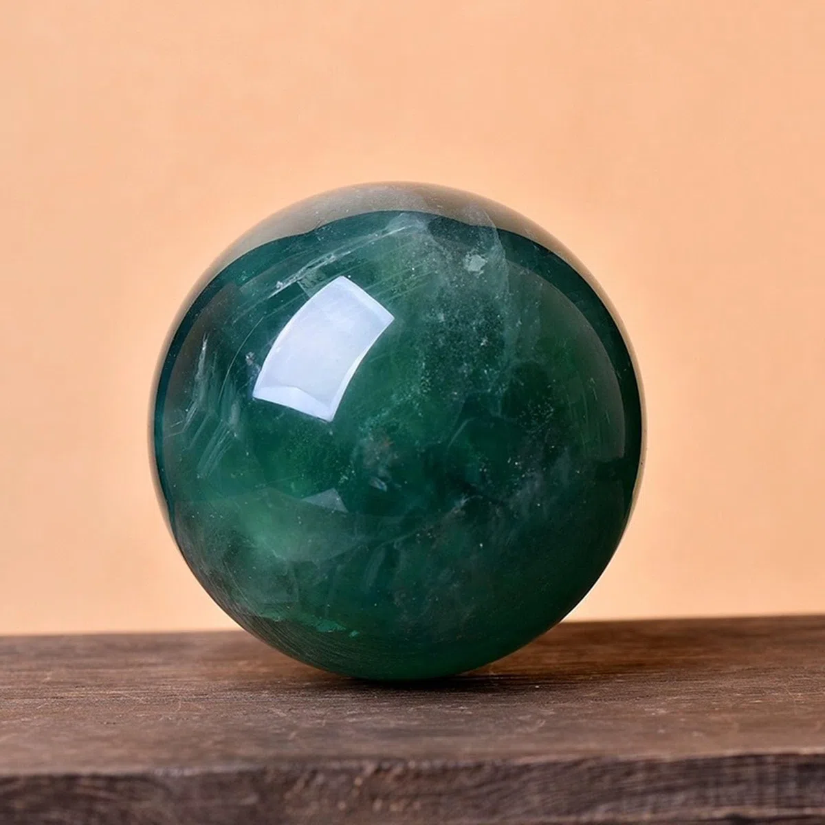 Kristallkugel, 3,9", natürliche dekorative Kugel mit Ständer, Feng Shui Stein Edelsteinkugel Meditation Hexerei(3.9"(10cm))