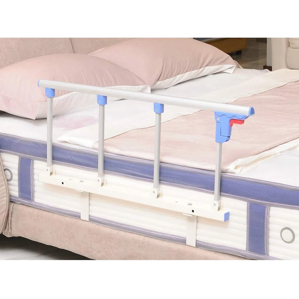 Seitenschutz für ältere Menschen, Bettsicherheitshilfe, faltbarer Haltegriff am Bett, Bettgriff für Erwachsene, behinderte Stoßstange, medizinische Hilfsgeräte für Behinderte (Farbe: B, Größe: 95 x