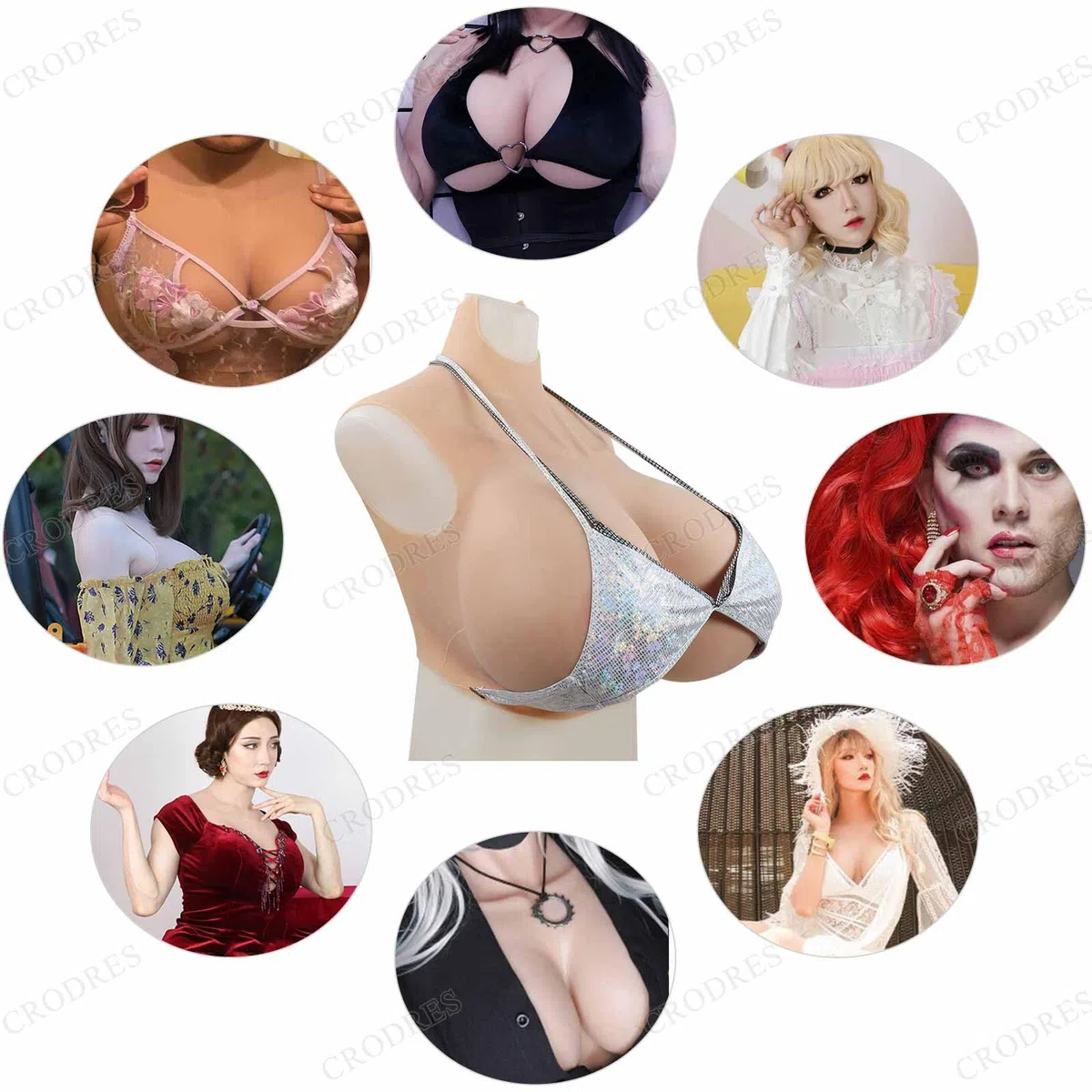 Z-Cup Large Cup Silikon Brustplatte Brust Form Fake Brüste Cosplay Crossdressers Transgender