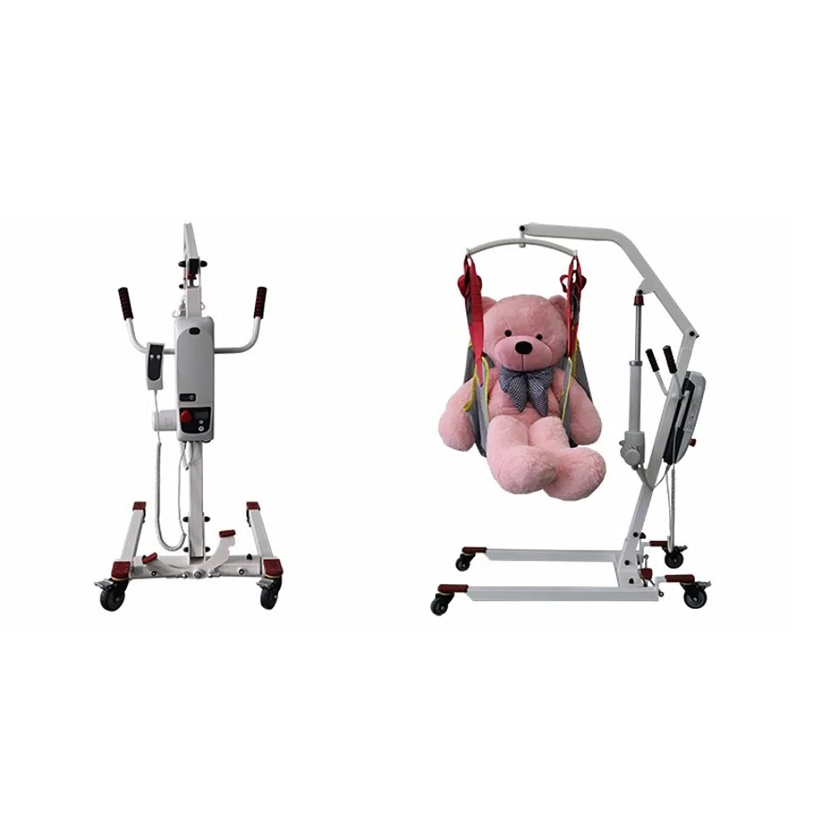 Patientenlifter, Schwerer Elektrischer Klappbarer Manueller Hydraulischer Körpertransfer Mit Leisen Bremsrädern, Für Das Heben Von Menschen Mit Behinderungen Über Kurze Strecken